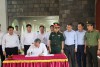 Ông Đào Vinh Hiển - Tổng Giám đốc Công ty Phú Hưng đóng góp 50 triệu đồng tri ân các Anh hùng liệt sĩ tại tỉnh Điện Biên.