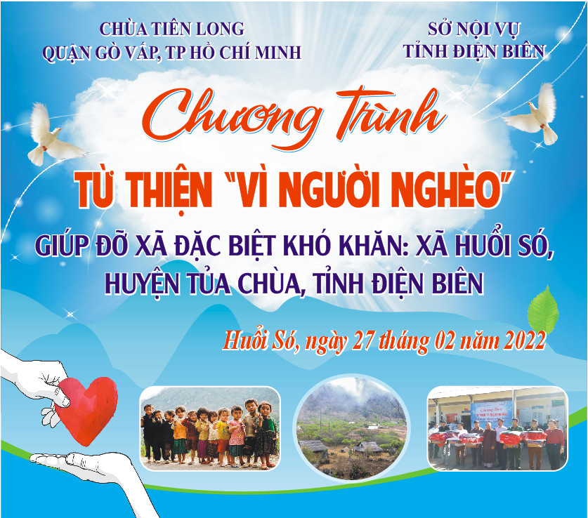 Trao 300 xuất quà cho các hộ nghèo trên địa bàn xã Huổi Só, huyện Tủa Chùa và xã Thanh Hưng, huyện Điện Biên