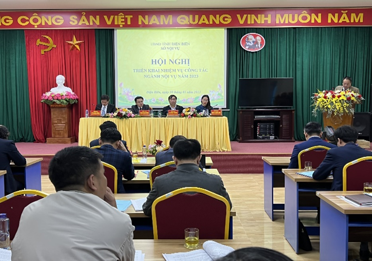 Sở Nội vụ tổ chức Hội nghị triển khai nhiệm vụ công tác năm 2023 của ngành Nội vụ tỉnh Điện Biên