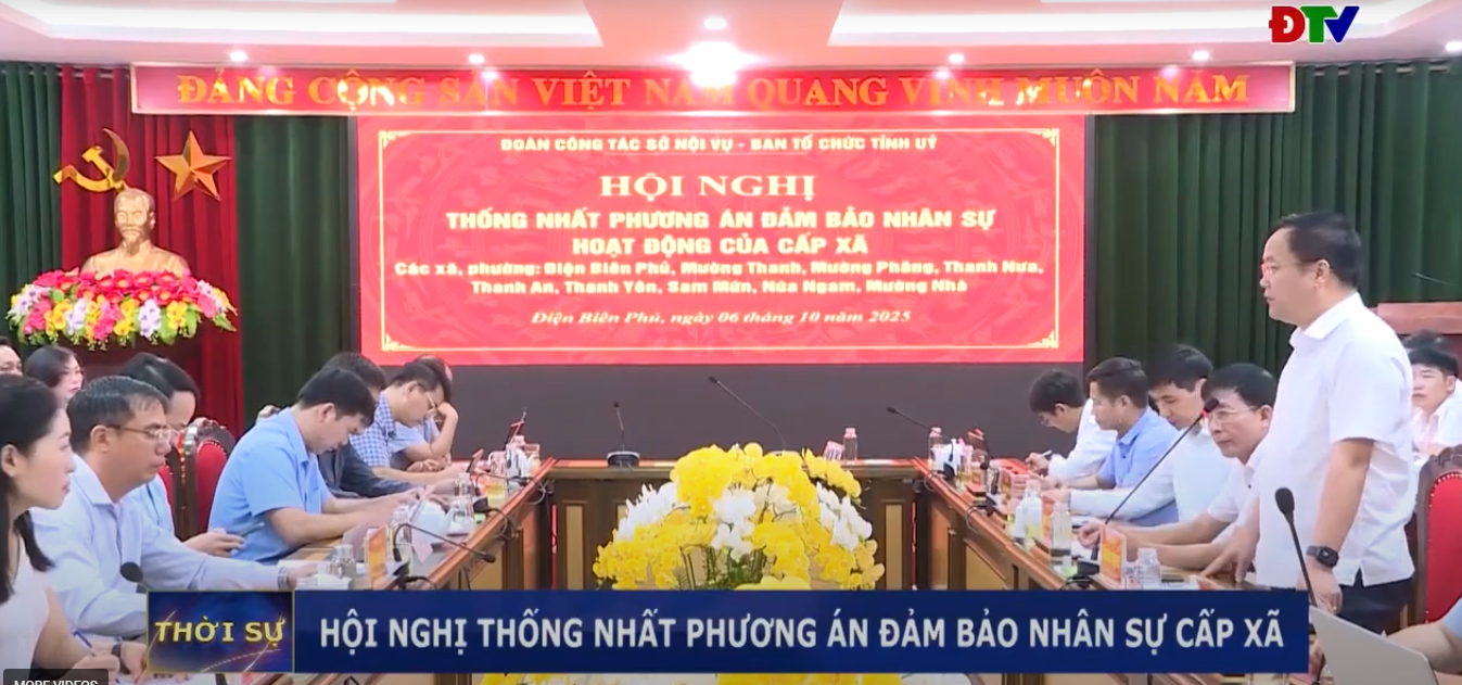 Hội nghị thống nhất phương án đảm bảo nhân sự cấp xã